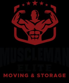 Muscle Man Moving Logo