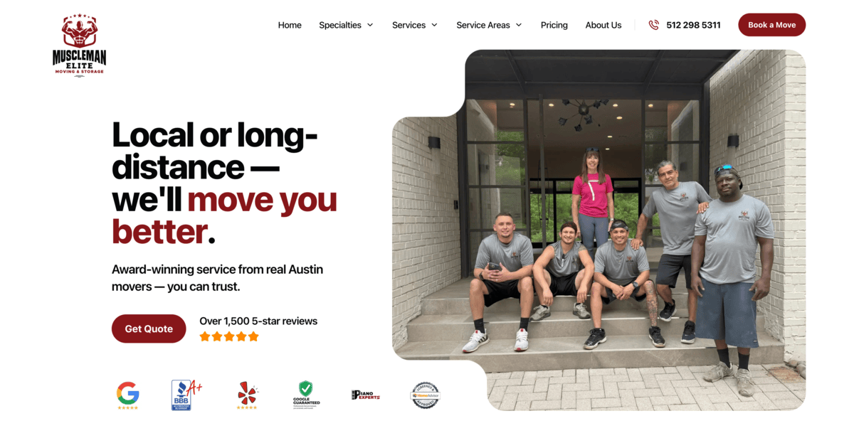 Muscleman Moving & Piano Experts